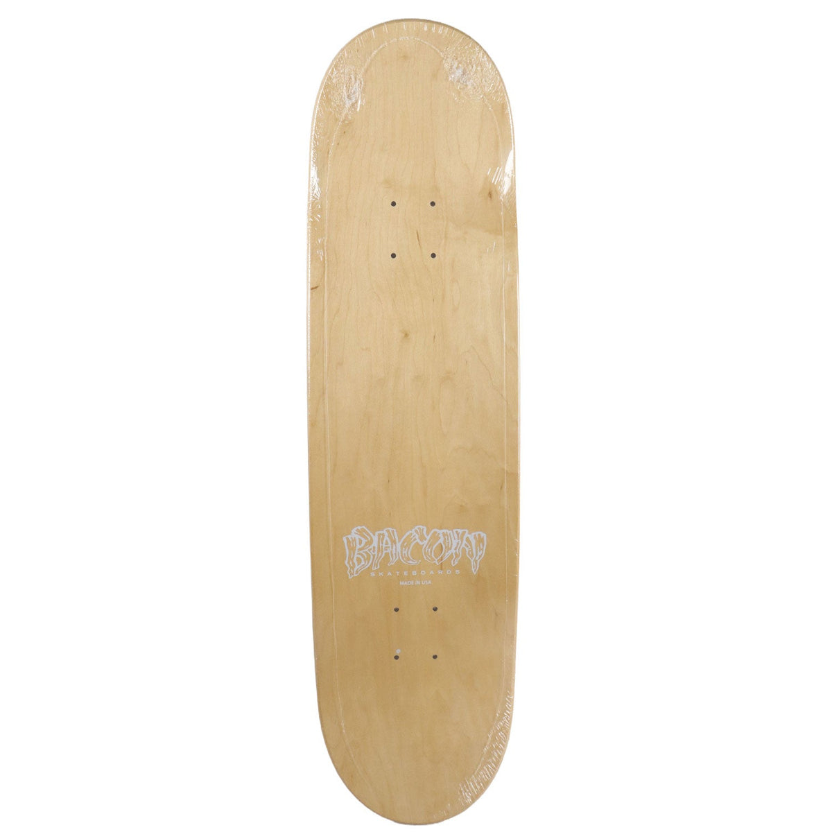 Bacon Skateboard Deck Logo Veneer Green 8.75" x 32.63"