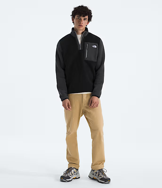 The North Face - Yumiori 1/4 Zip - Men's - TNF Black/Asphalt Grey/Monument Grey
