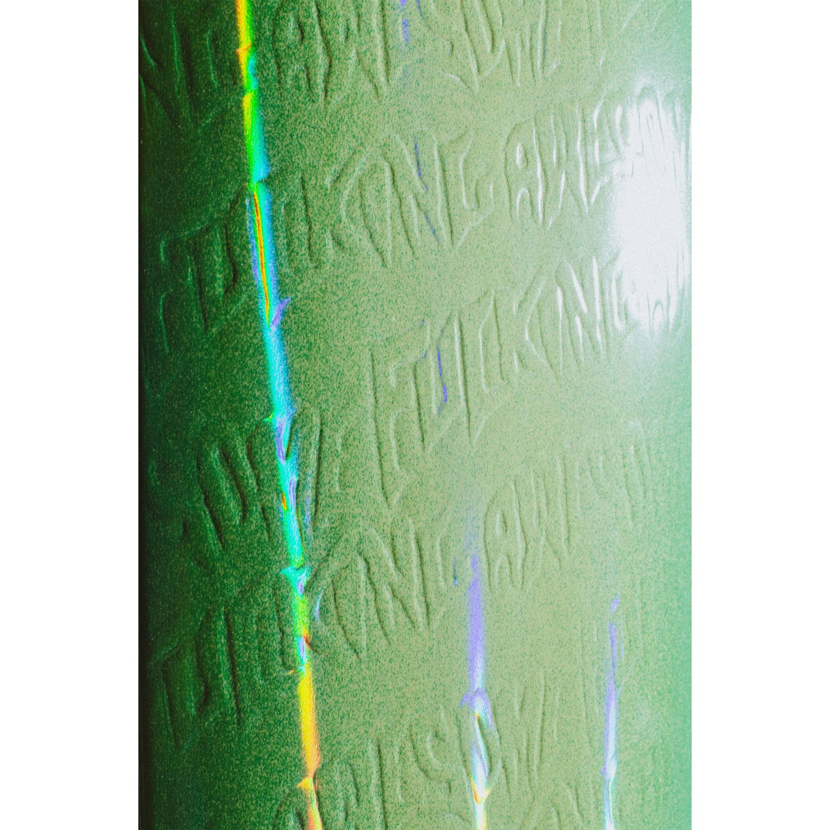 FA Skateboard Deck Stamp Embossed Neon Green 8.18" x 31.73"