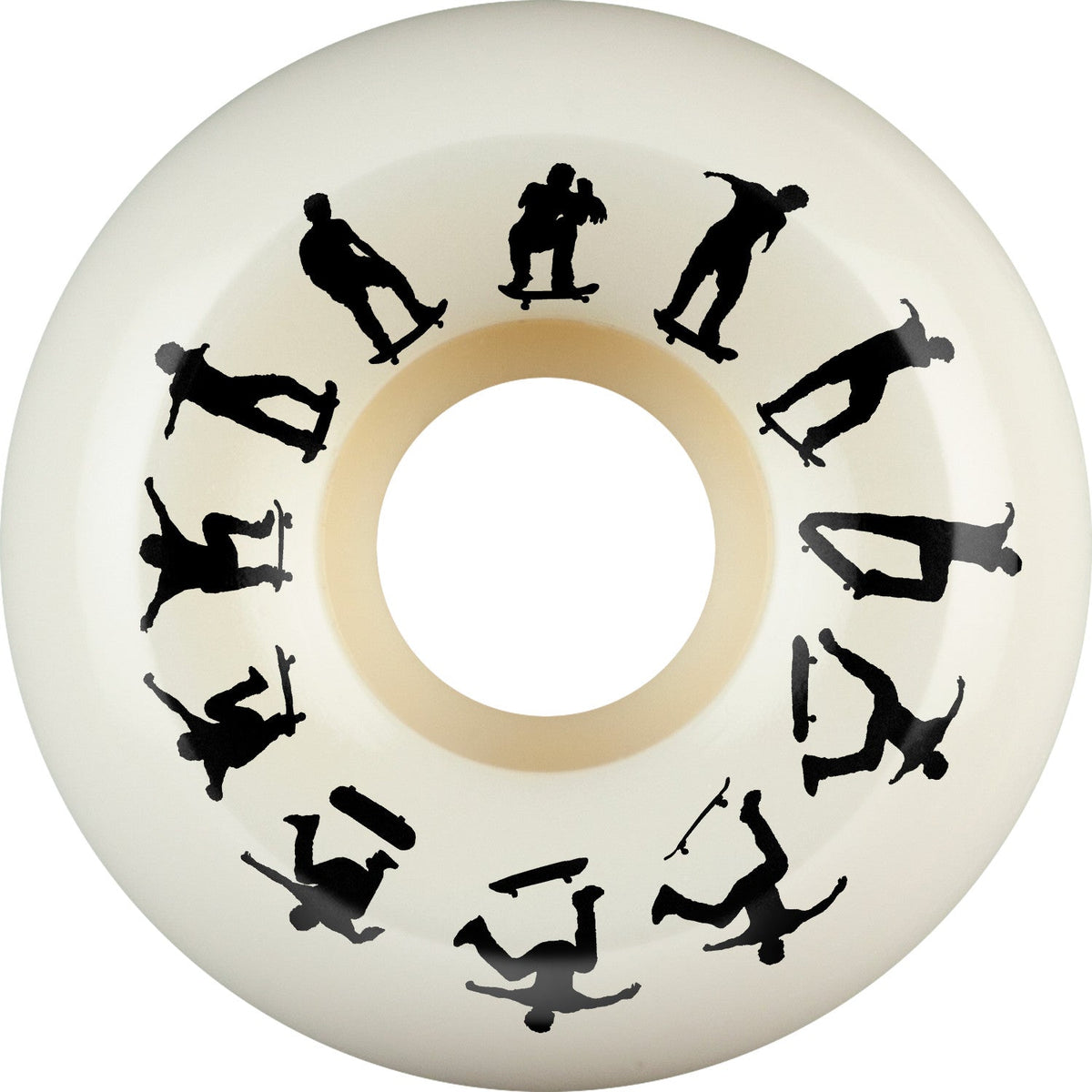 Bones X-Formula P-Rod SW Heel V5 Sidecut 53mm 95a Wheels - White (Set of 4)