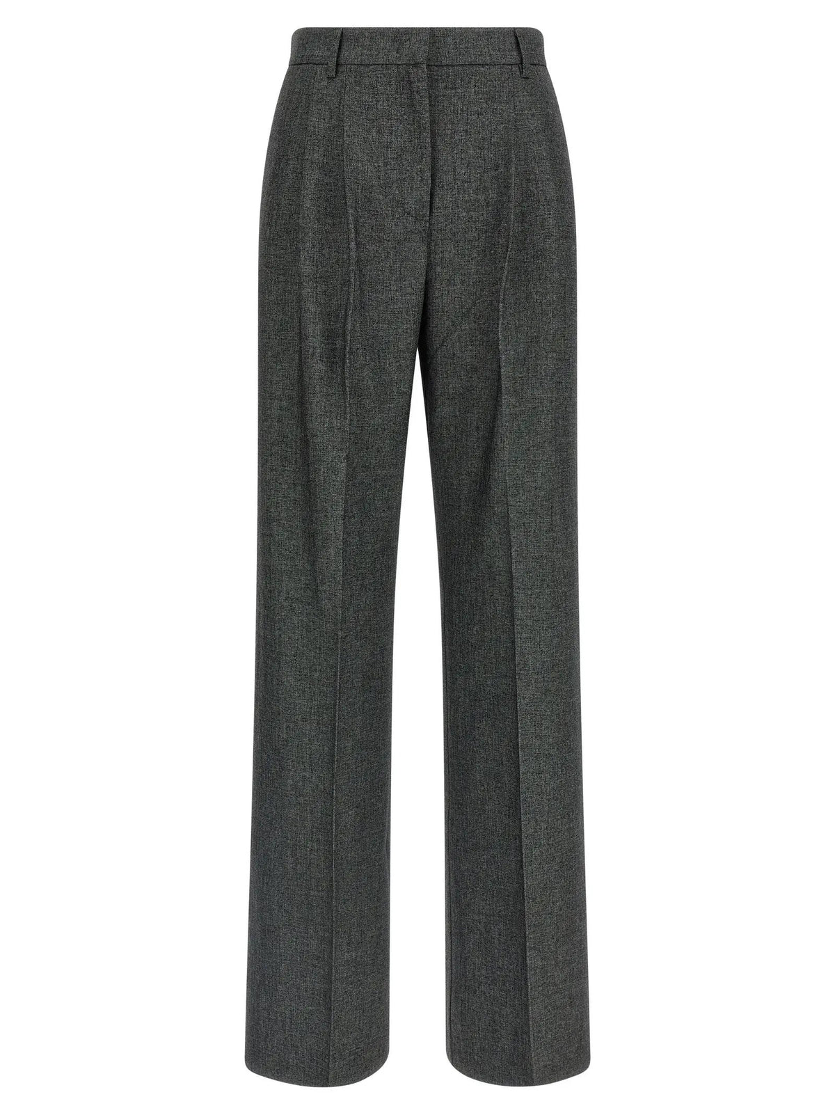 The Andamane Gray Polyester Dress Pants