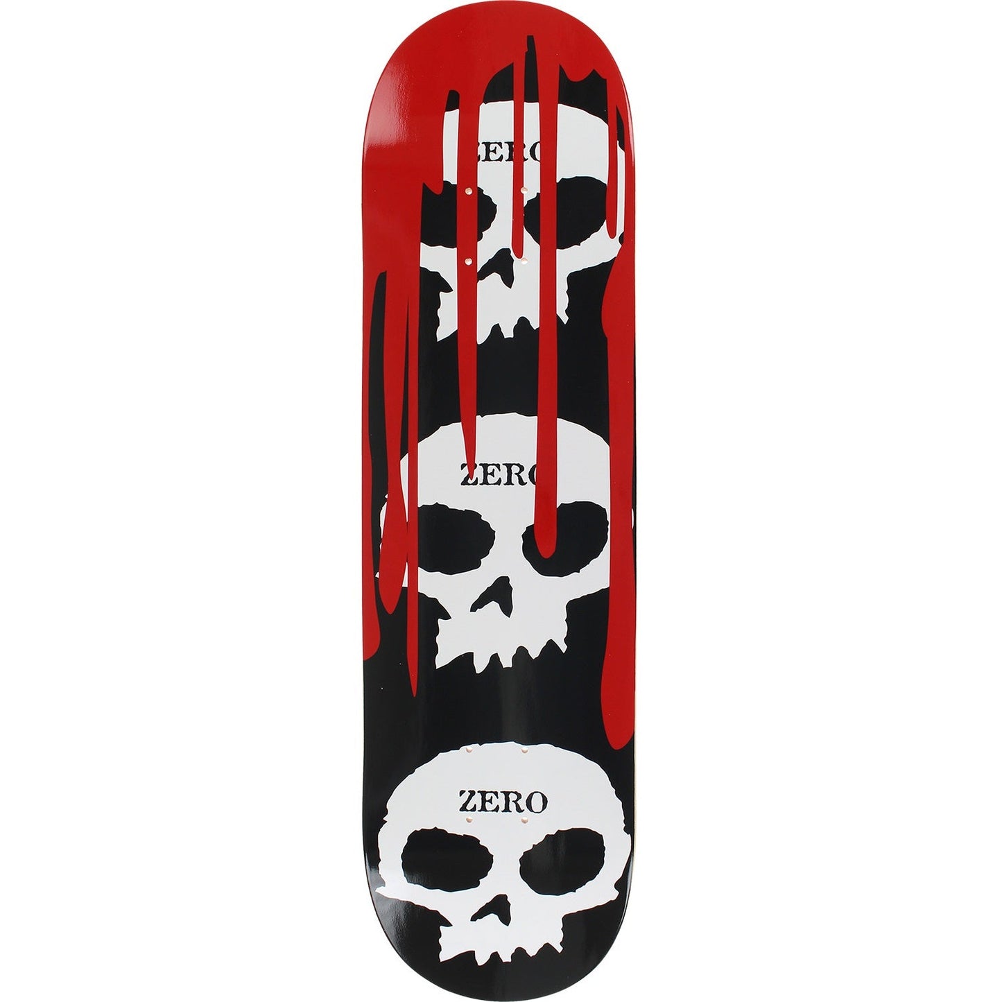 Zero 3 Skull Blood Skateboard Deck - 8.0″ Black