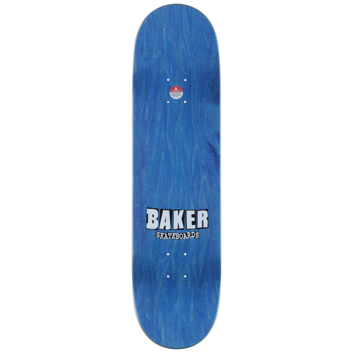 Baker Deck Brand Logo White 8.5"