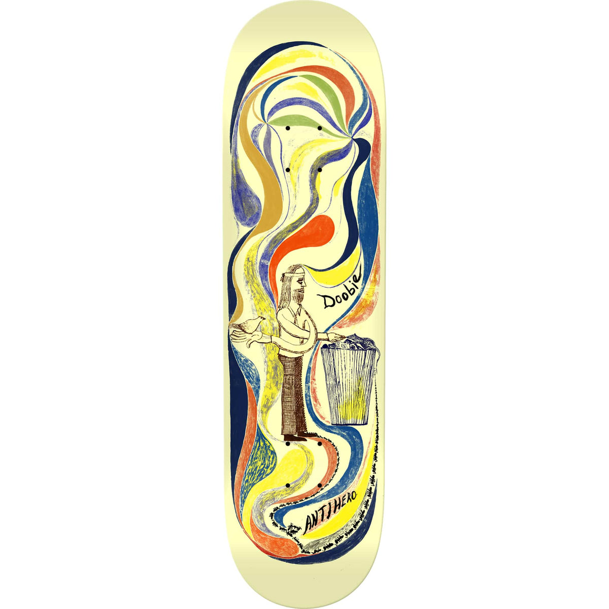 Anti Hero Doobie Expressions Skateboard Deck 8.75"