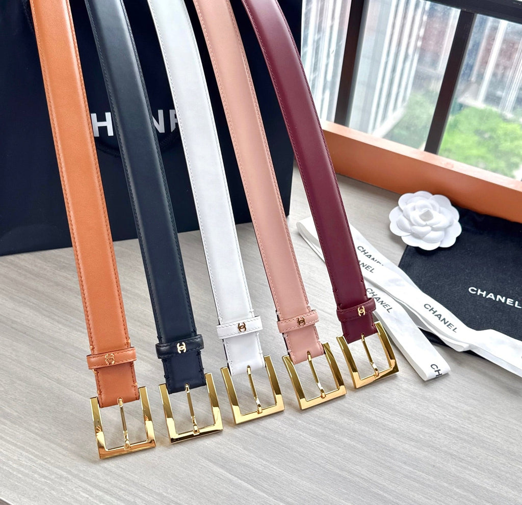 Chanel 2026 Belt 3.0cm Gold Buckle