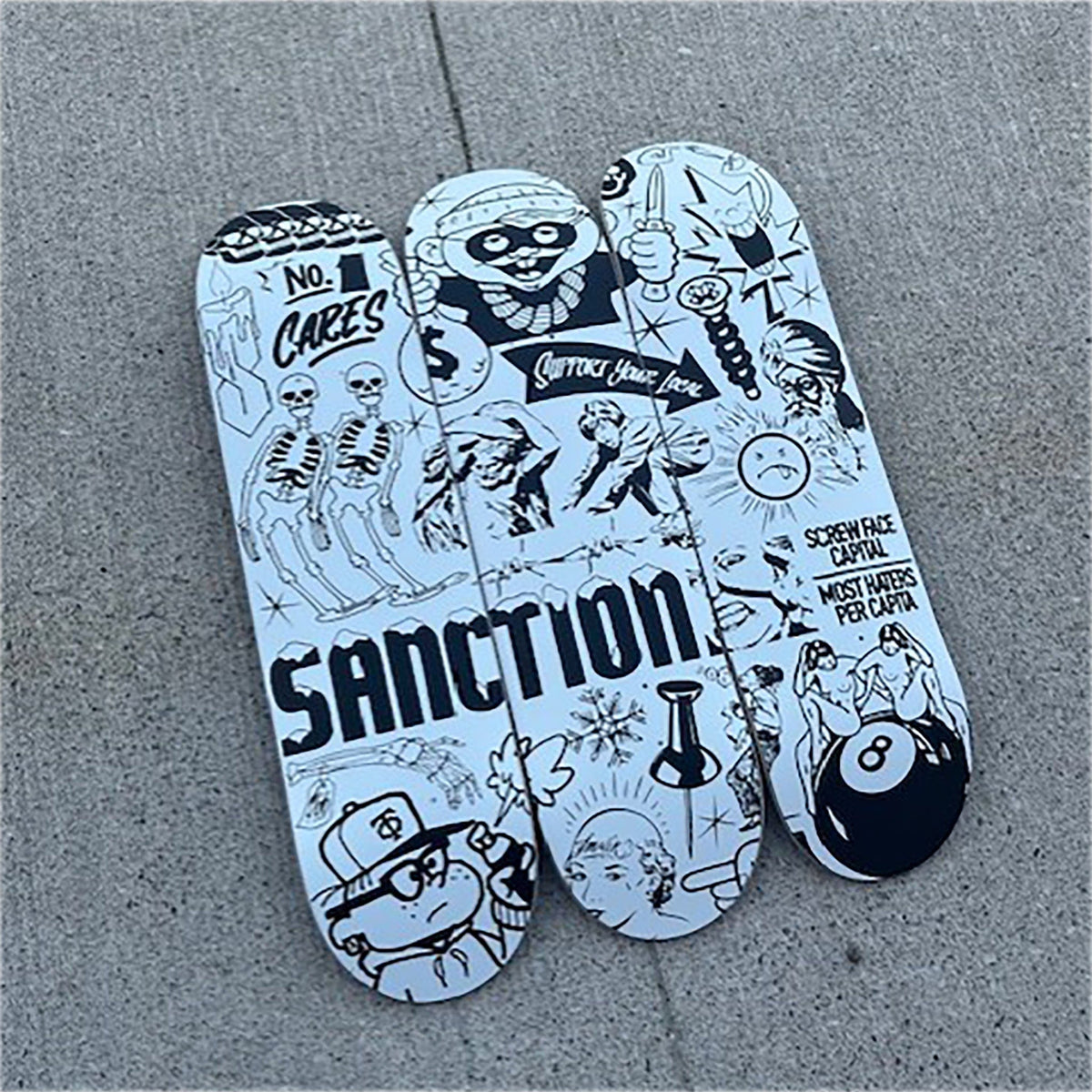 Sanction X Smolik 8.5" Skateboard Deck